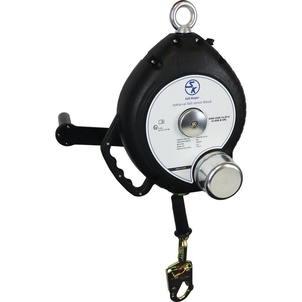 60ft Cable Rescue Self-Retracting Lifeline