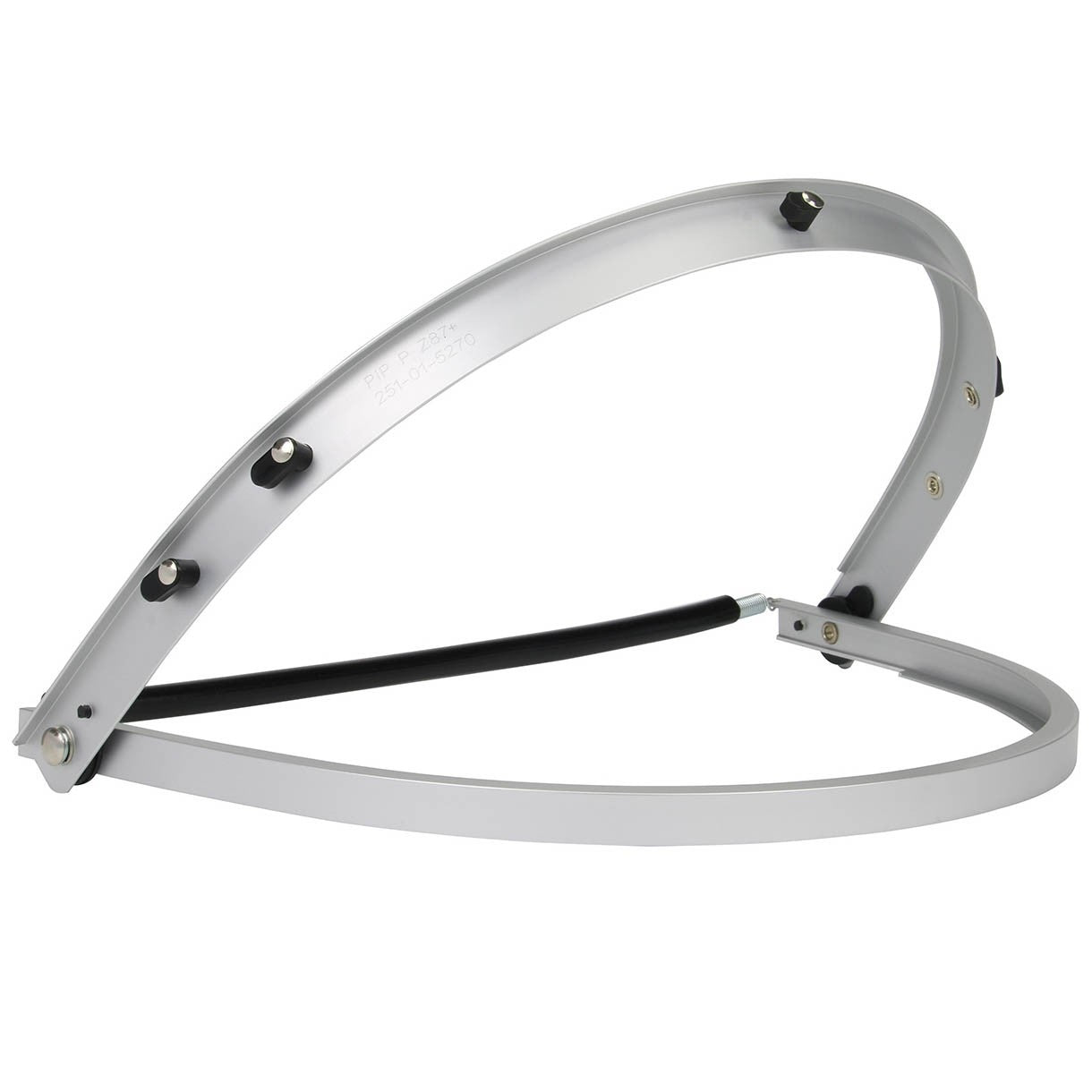 Soporte de aluminio para protector facial de ala completa