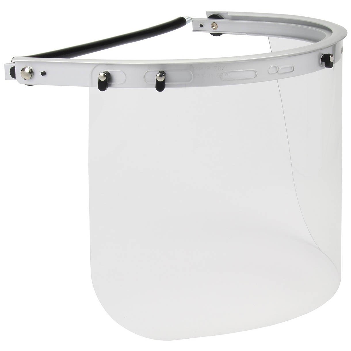 Soporte de aluminio para protector facial de ala completa