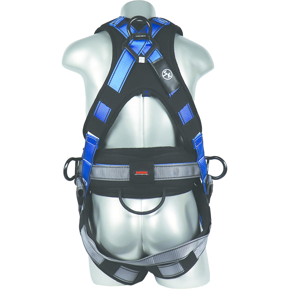 Arnés de cuerpo completo ajustable de 5 puntos Kodiak Premium con correas acolchadas