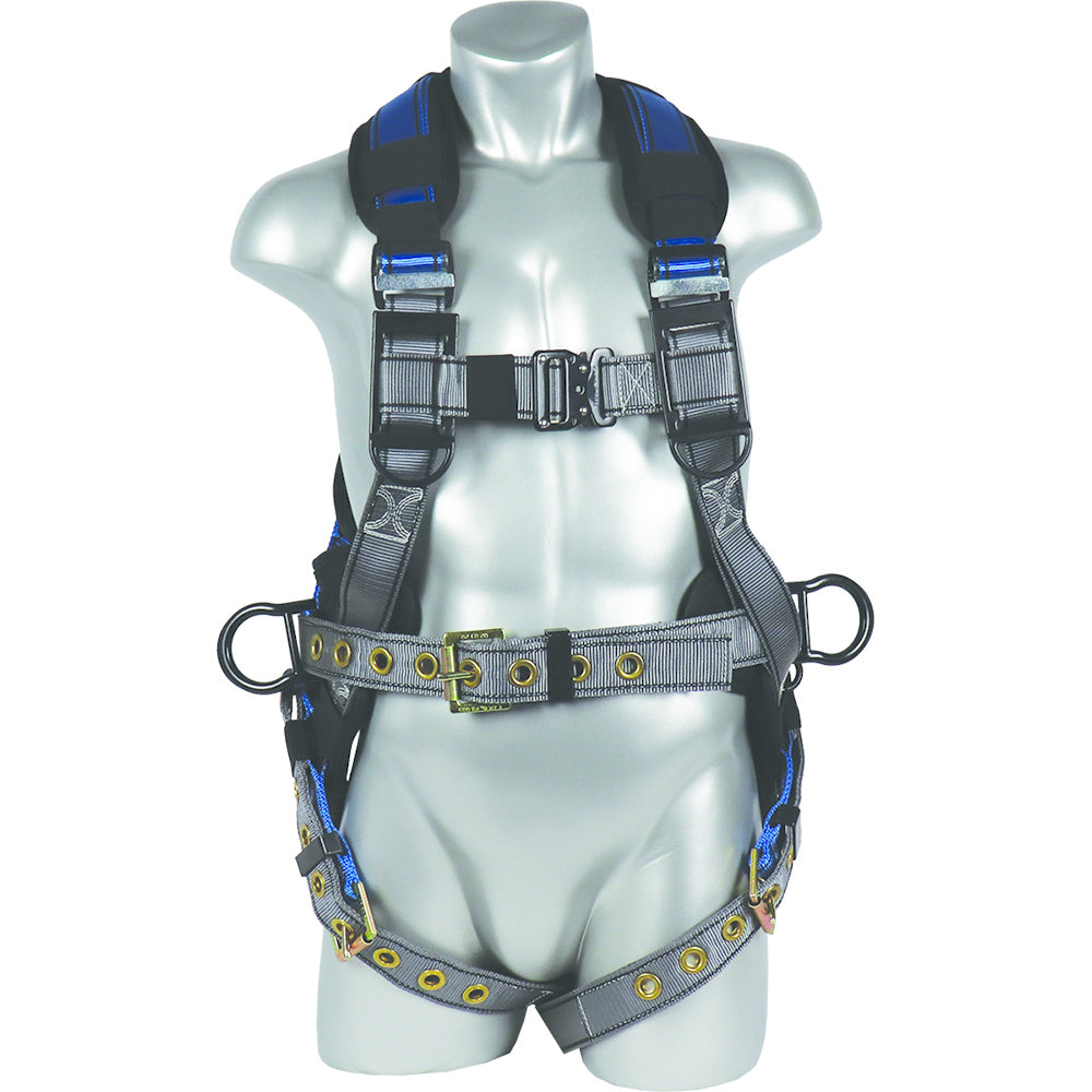 Arnés de cuerpo completo ajustable de 5 puntos Kodiak Premium con correas acolchadas