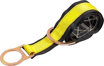 A36806: 3ft choker-style webbed cross-arm strap anchor with a wear pad