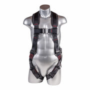 H222100121:  Harness 5pt. Padded Back, SRL Back Plate, QCB Chest, Tongue and Buckle Leg.