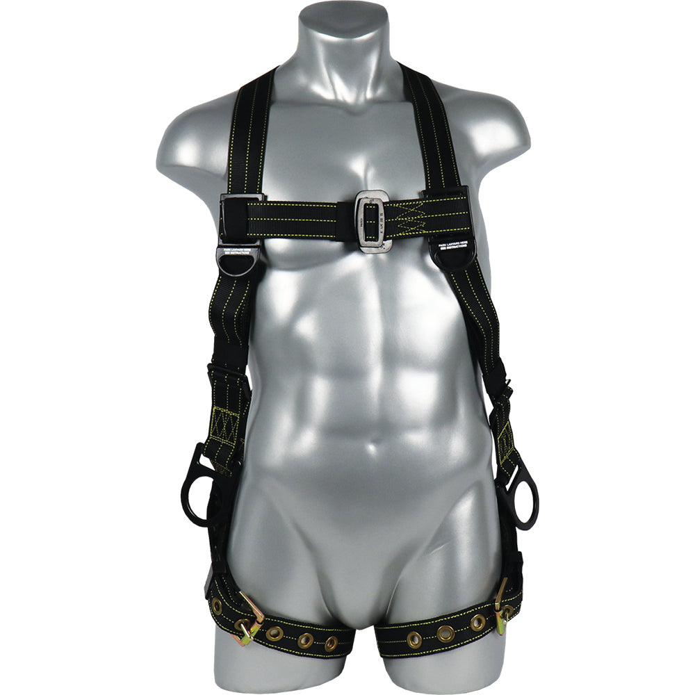 FAP15503G(OR)-SK - 5-point full body harness with OR webbing, Safe Keeper