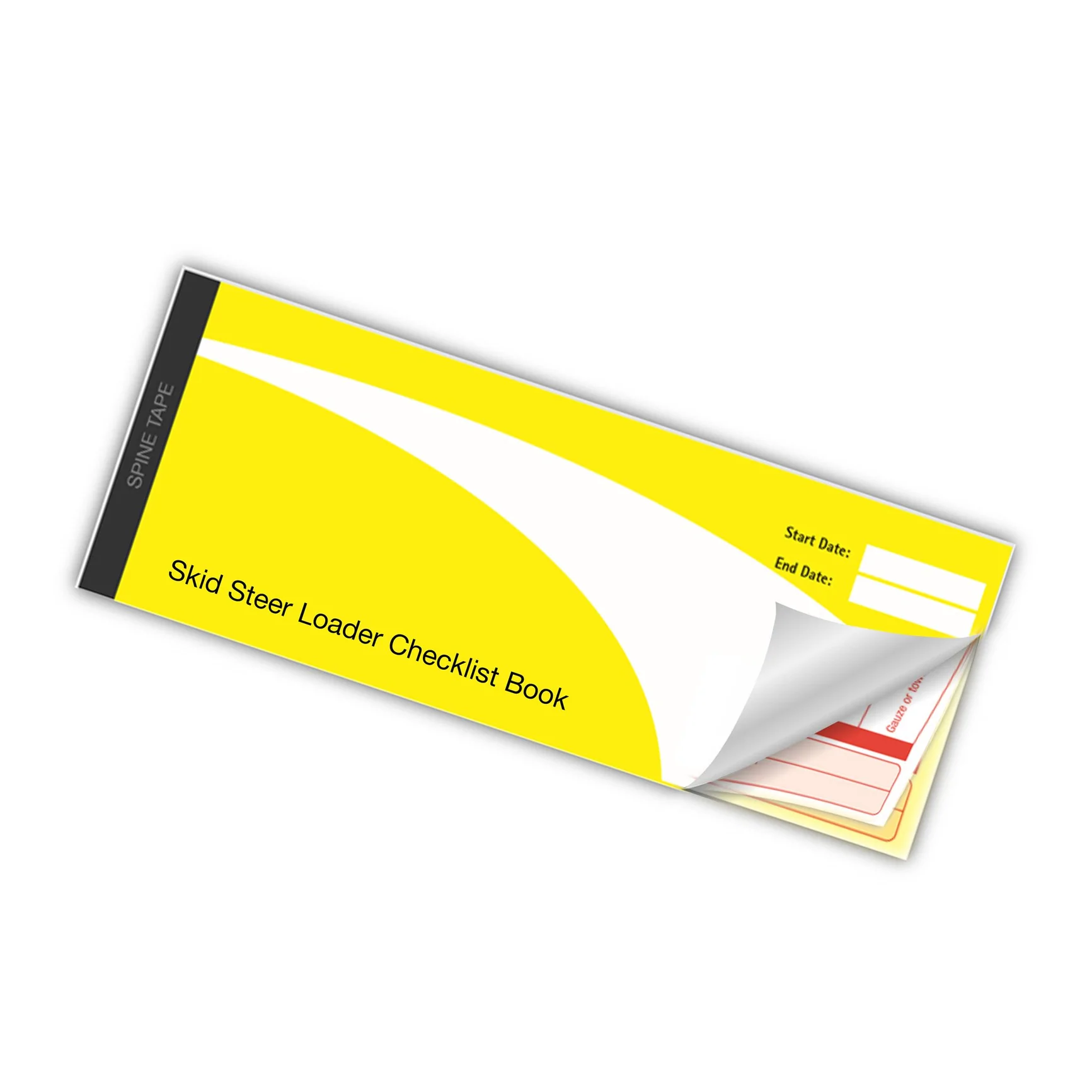 SSL-KITPUS - Skid Steer/Loader Inspection Book Includes 30 Inspections Forms (2-Part Forms)