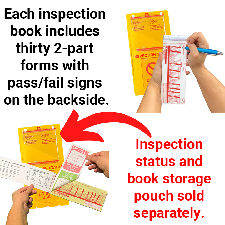 SSL-KITPUS - Skid Steer/Loader Inspection Book Includes 30 Inspections Forms (2-Part Forms)