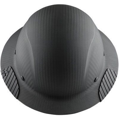 HDFM-17KG -  Dax Carbon Fiber Hard Hat, 6-Point Suspension, Lift Safety, Matte Black