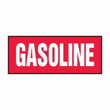 LCHL517 - GASOLINE/ ADHESIVE DURA-VINYL. 2" X 5" / 1 EACH