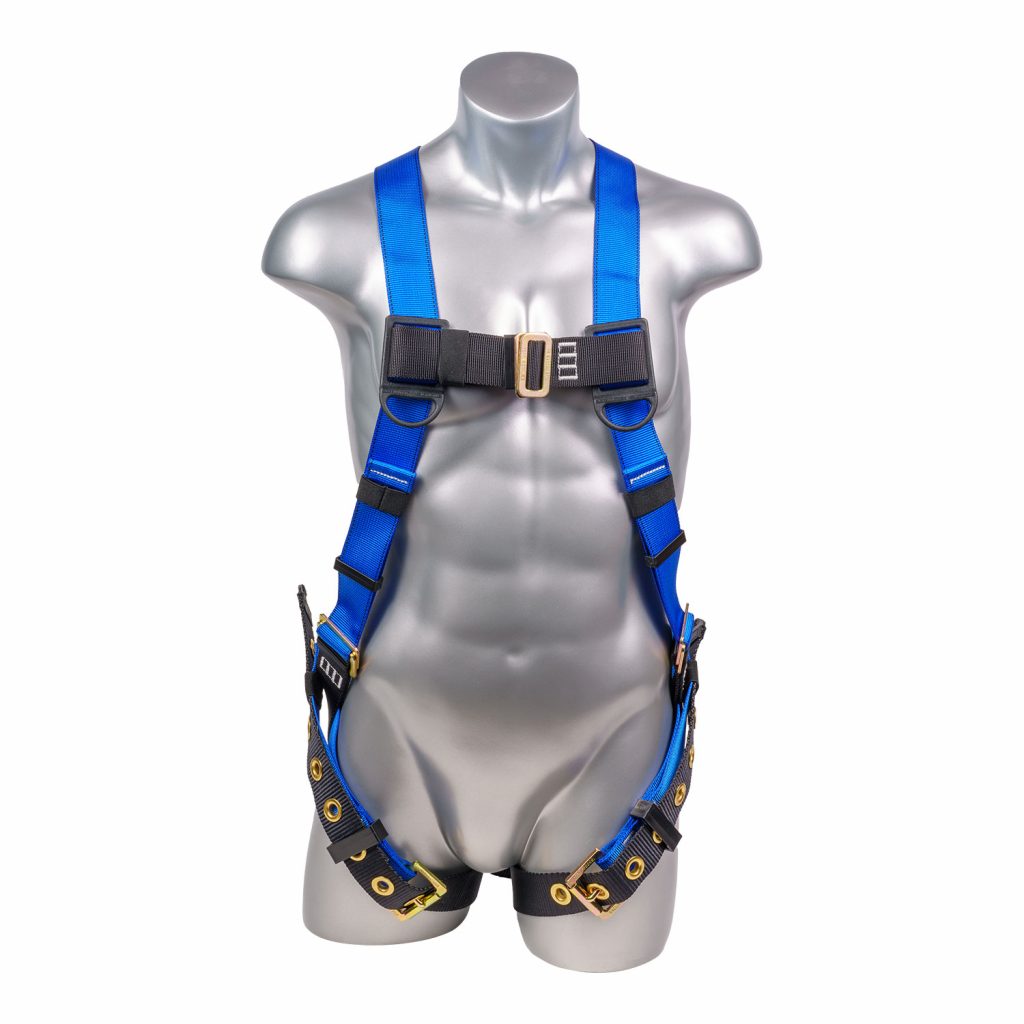 H212100031.SM: Mako Series Harness 5pt., Tongue and Buckle Leg Straps, Back D-Ring. (Small)